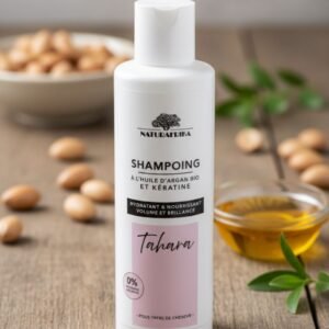 shampoing huile d'argan bio kératine tahara naturel bio hydratant nourrisant volume brillance