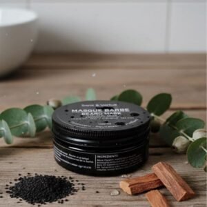 masque a barbe tea three barbe masque beard mask naturel bienfait vertus sunnah nigelle graine de nigelle