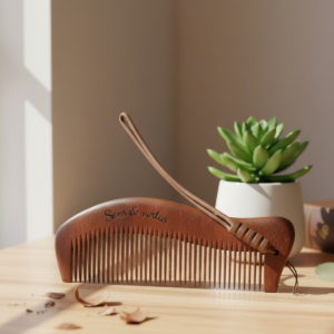 PEIGNE EN BOIS DE SANTAL